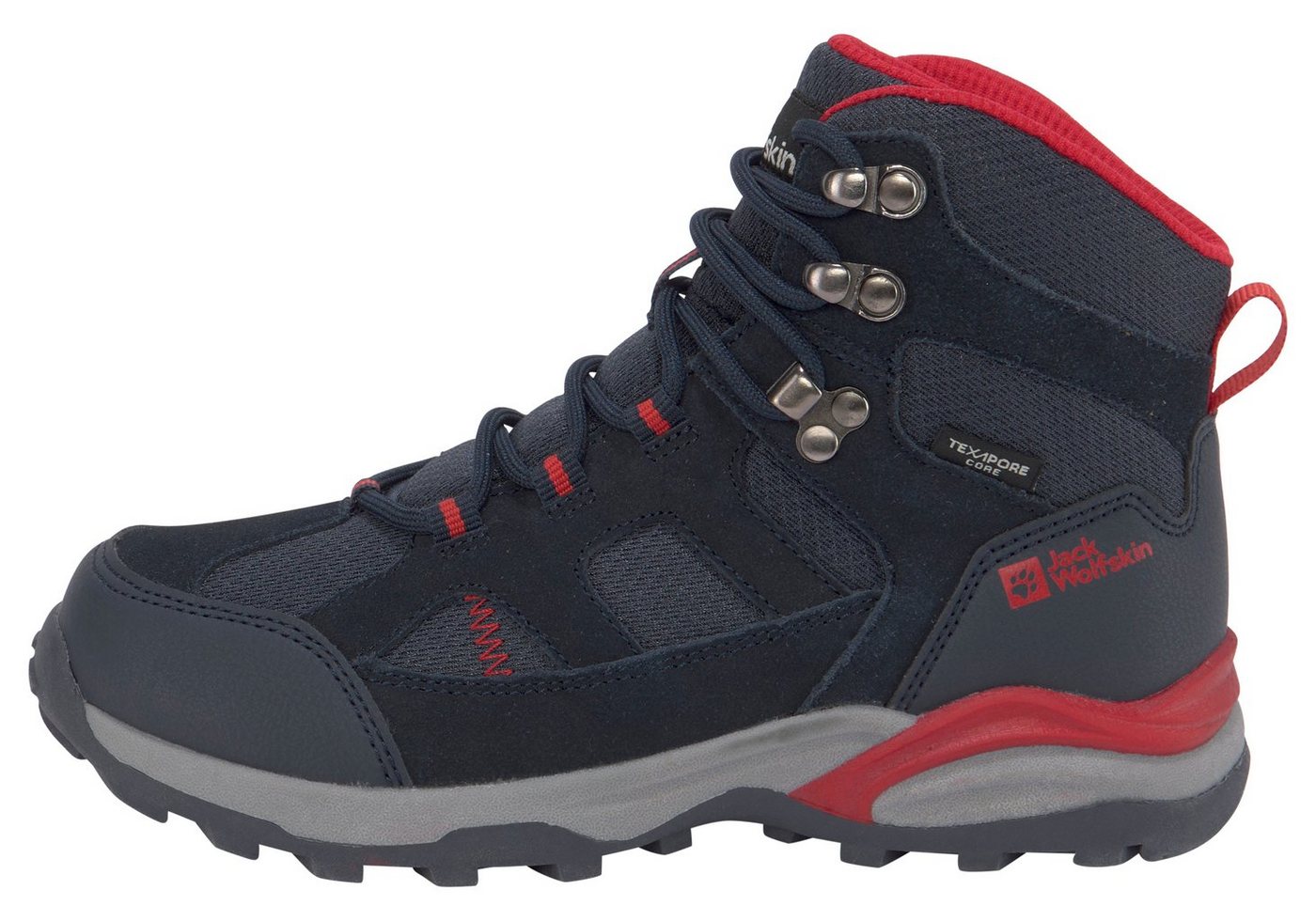 Jack Wolfskin TRAIL HIKER TEXAPORE MID K Wanderschuh (für Jugendliche & Kinder) wasserdicht, Trekkingschuh Bild 5