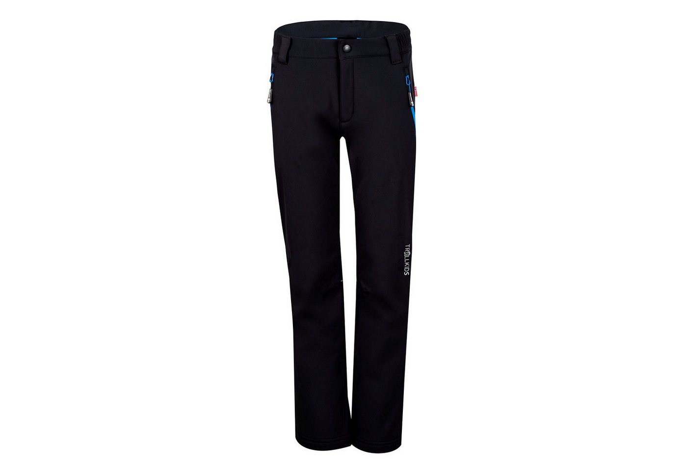 TROLLKIDS Softshellhose KIDS FJELL SOFTSHELL PANT für Kinder für Kinder, sportlicher Stil, aus Polyester und Elasthan, winddicht