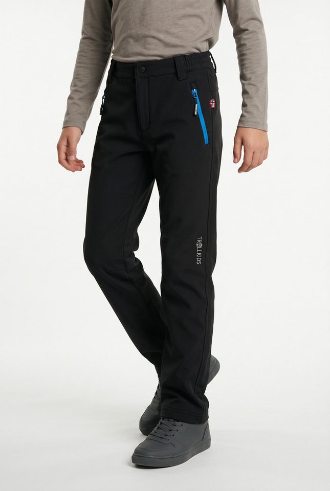 TROLLKIDS Softshellhose KIDS FJELL SOFTSHELL PANT für Kinder für Kinder, sportlicher Stil, aus Polyester und Elasthan, winddicht Bild 2
