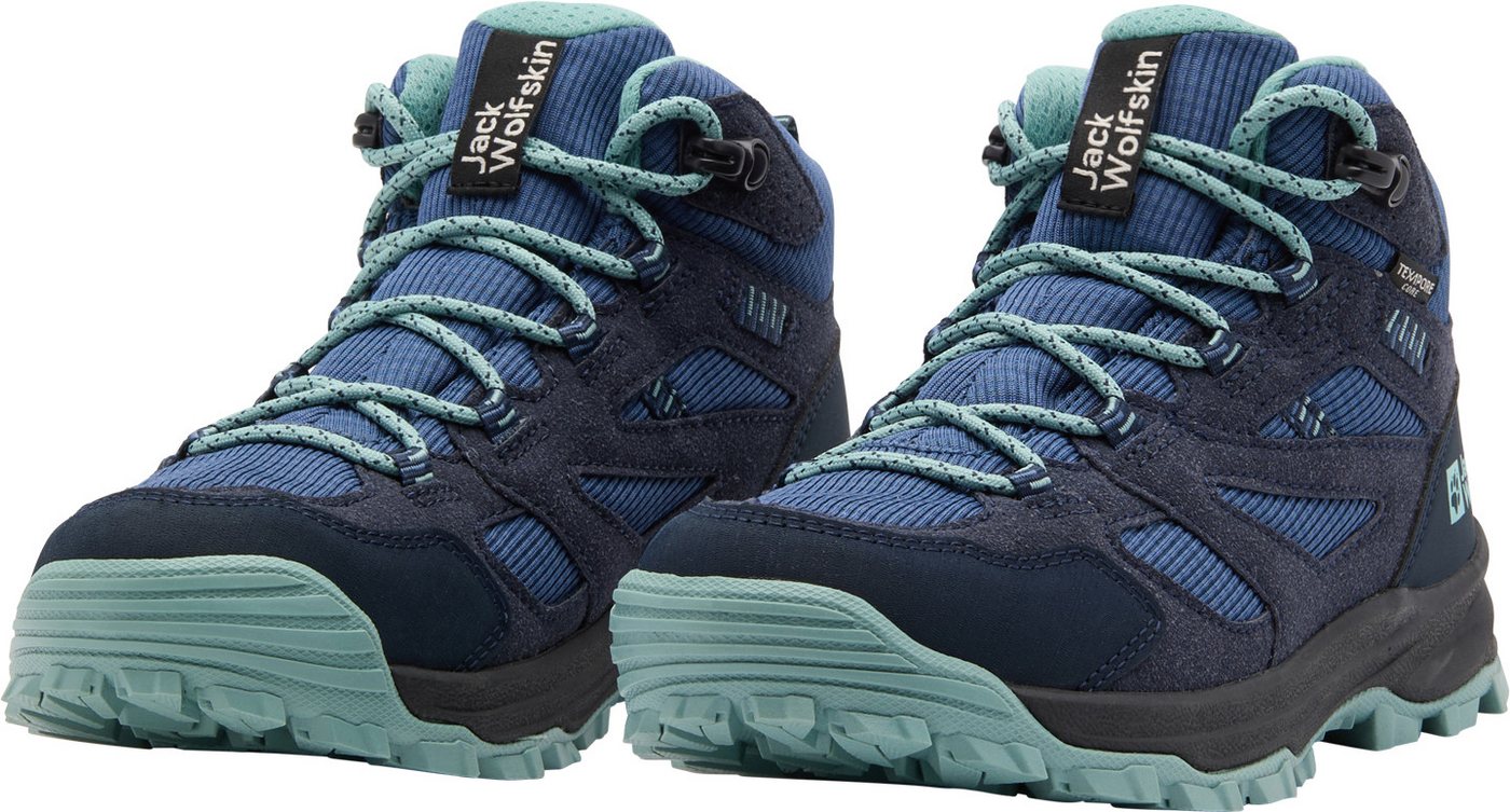 Jack Wolfskin VOJO TOUR TEXAPORE MID K Wanderschuh (für Kinder & Jugendliche) wasserdicht, Trekkingschuh Bild 2