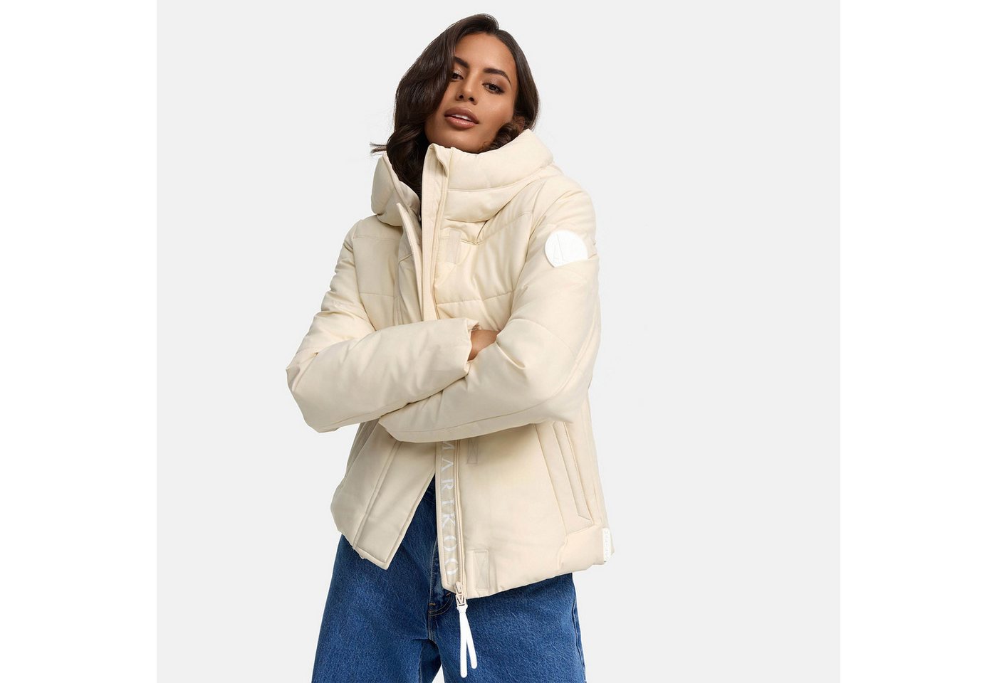 Marikoo Outdoorjacke Elira mit warmem Teddyfell Bild 2