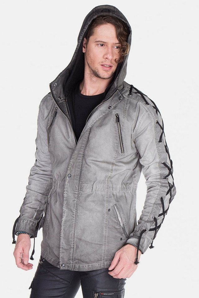 Cipo & Baxx Outdoorjacke Jacke mit Rückendetail, CJ-183