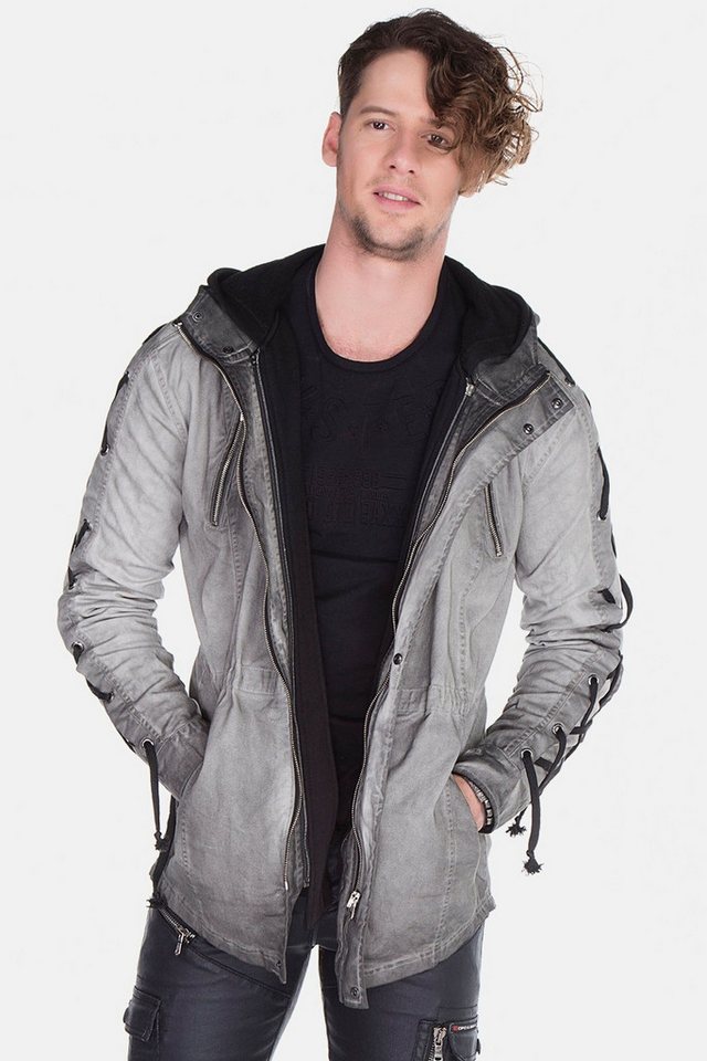 Cipo & Baxx Outdoorjacke Jacke mit Rückendetail, CJ-183 Bild 4