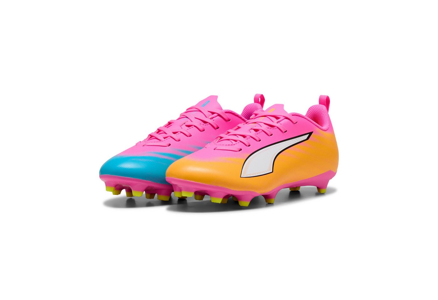 PUMA ULTRA 6 PLAY FG/AG JR Fußballschuh (für Kinder & Jugendliche) für Rasen- und Kunstrasenplätze, atmungsaktiv, mit Schnürung