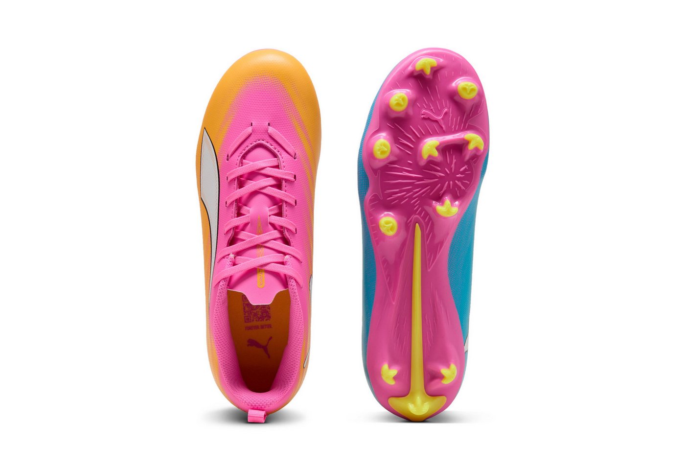 PUMA ULTRA 6 PLAY FG/AG JR Fußballschuh (für Kinder & Jugendliche) für Rasen- und Kunstrasenplätze, atmungsaktiv, mit Schnürung Bild 2