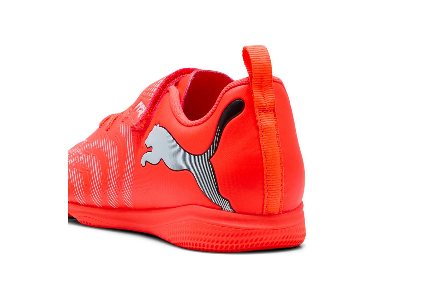 PUMA FUTURE 9 PLAY IT V JR Fußballschuh (für Kinder & Jugendliche) für Halle und Straße, leichtes Obermaterial aus Synthetik Bild 4