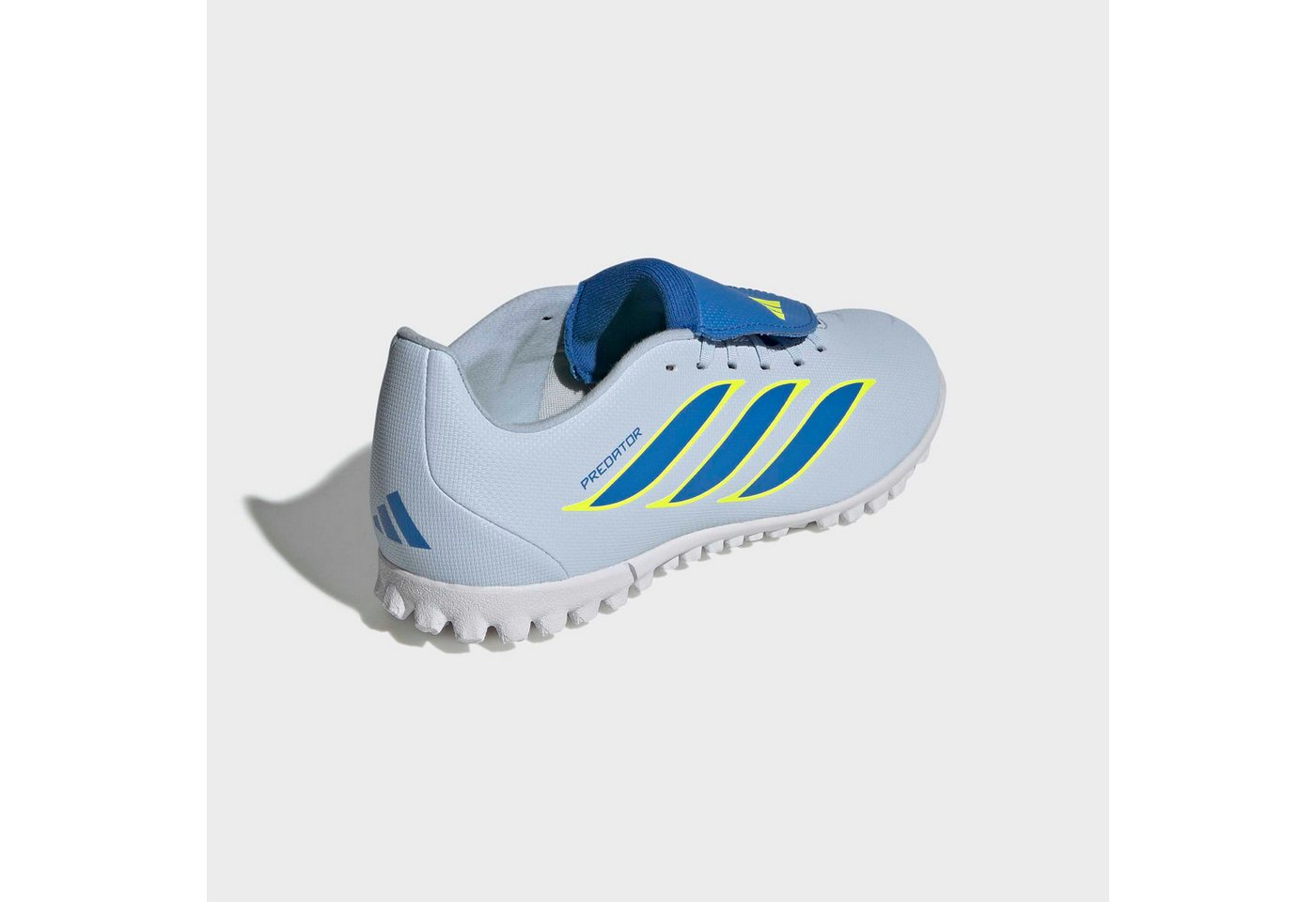 adidas Performance PREDATOR CLUB FOLD-OVER TONGUE TURF KIDS Fußballschuh (für Kinder & Jugendliche) für Kunstrasen, Hart- und Aschenplätze
