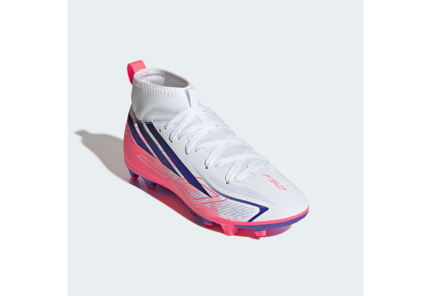 adidas Performance F50 HYPERFAST CLUB KIDS, FESTE BÖDEN/GEMISCHTE BÖDEN, HALBHOCH GESCHN Fußballschuh (für Kinder & Jugendliche) für viele verschiedene Böden geeignet Bild 5