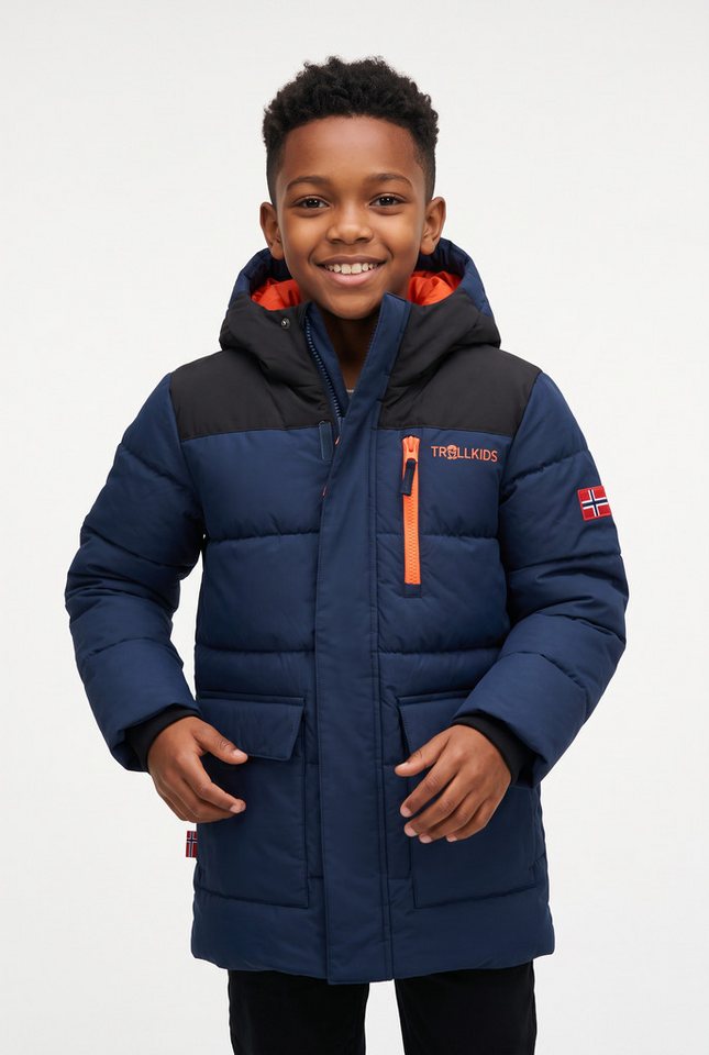 TROLLKIDS Funktionsparka KIDS TORSVAG PARKA sportlicher Funktionsparka, aus Polyester, warm wattiert, für Kinder