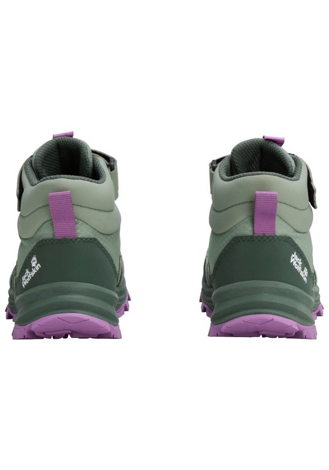 Jack Wolfskin WILD HIKE TEXAPORE MID VC K Wanderschuh (für Kinder & Jugendliche) Wasserdicht, Trekkingschuh Bild 5