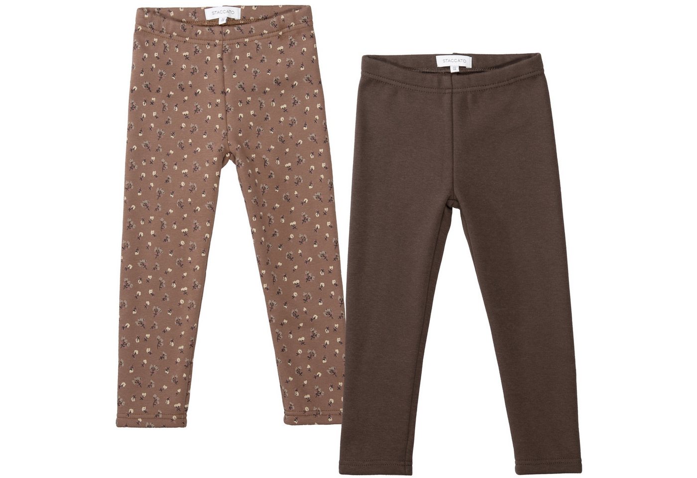 STACCATO Thermoleggings 2er Pack -unifarben-bedruckt / Winter-Leggins / für Girls Bild 5