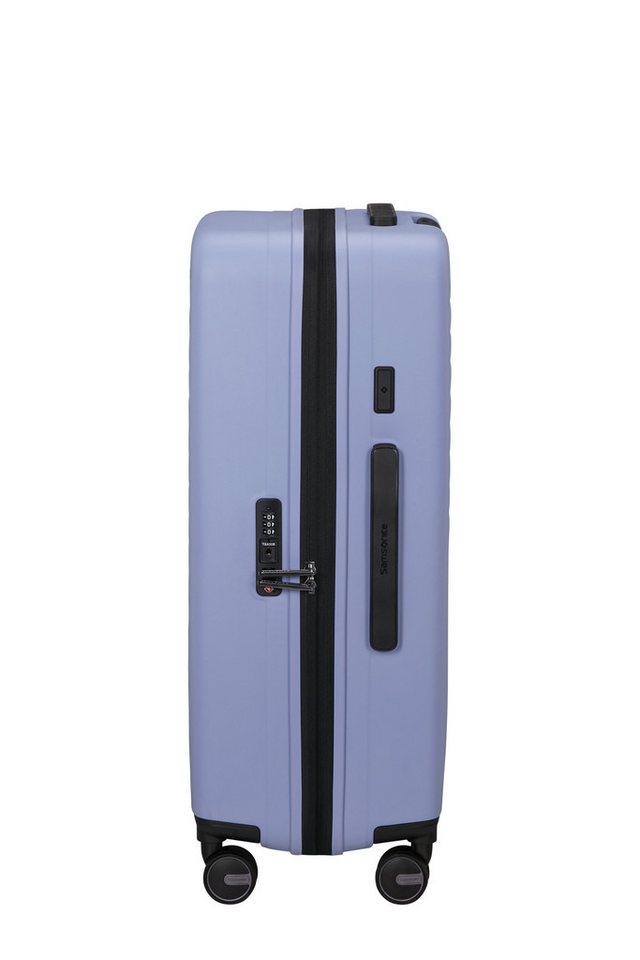 Samsonite Hartschalen-Trolley RESTACKD, 4 Rollen, Unisex Koffer, mit fester Trennwand und verstellbaren Packgurten
