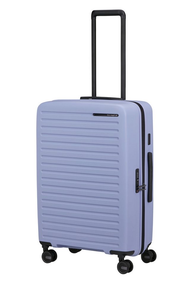 Samsonite Hartschalen-Trolley RESTACKD, 4 Rollen, Unisex Koffer, mit fester Trennwand und verstellbaren Packgurten Bild 2