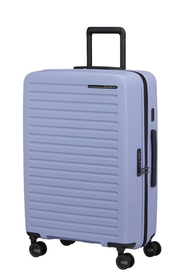 Samsonite Hartschalen-Trolley RESTACKD, 4 Rollen, Unisex Koffer, mit fester Trennwand und verstellbaren Packgurten Bild 4