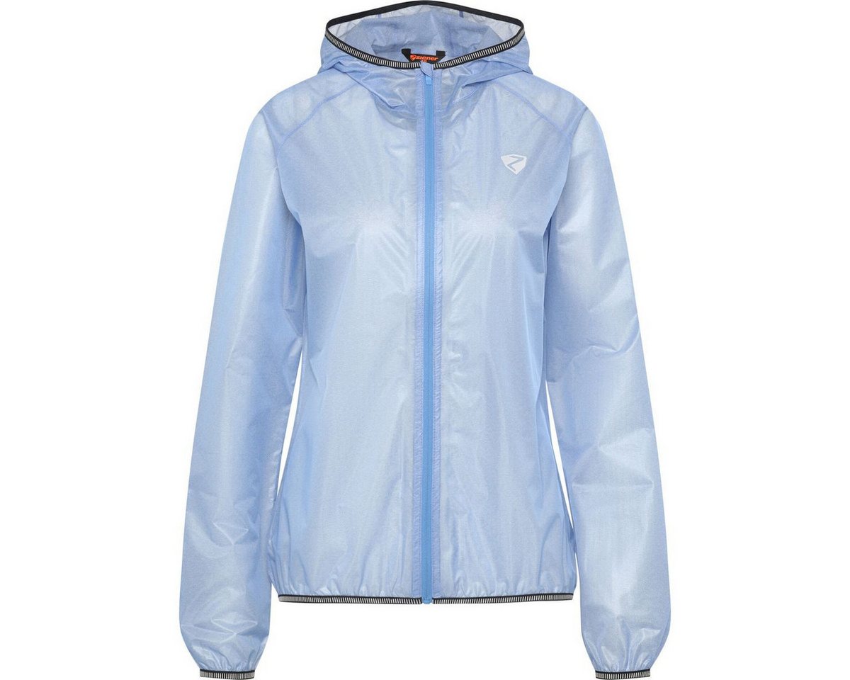 Ziener Fahrradjacke Natina-z Jacket Lady Wasserdichte Damen-Regenjacke für Radfahrer mit reflektierenden Bild 4