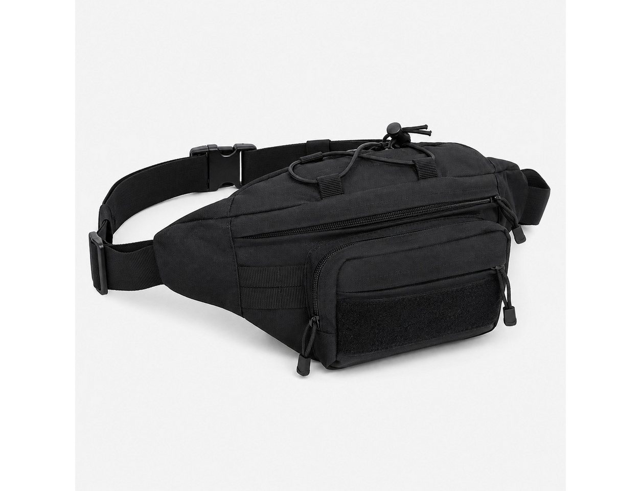 WS-Trend Wanderrucksack Taktische Gürteltasche Herren 3 L MOLLE Bauchtasche Hüfttasche Schwa Bild 4