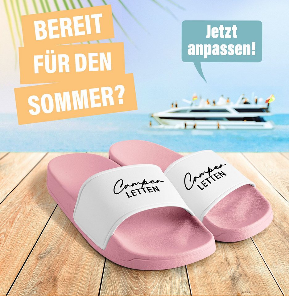 MoonWorks Badeschlappen Camperletten Camping Gadget Urlaub Badelatschen Unisex Badesandale Bild 2