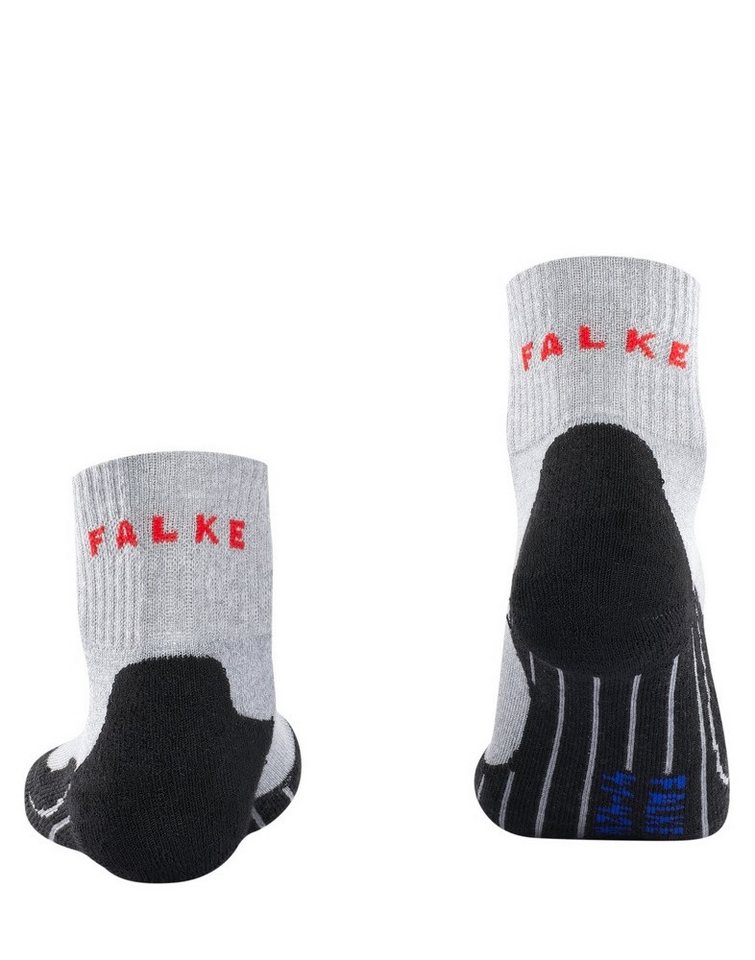 FALKE Wandersocken TK2 Short Cool (für leichtes Gelände) hellgrau Damen - 1 Paar