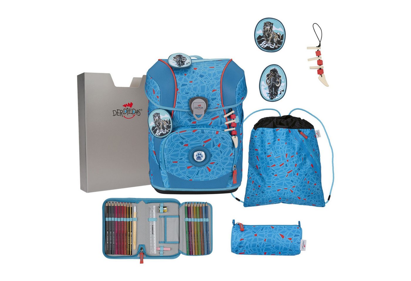 DerDieDas® Schulranzen ErgoFlex Tiny (8-tlg), PET