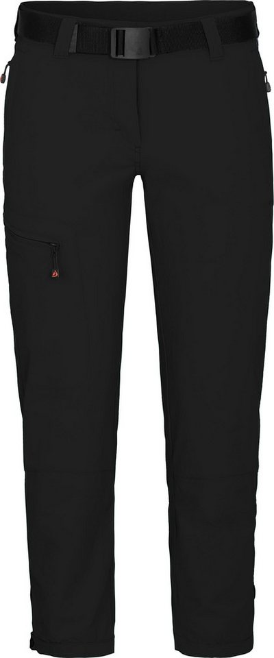 Bergson Outdoorhose HYDRYS 7/8 Damen 7/8 Wanderhose, vielseitig, pflegeleicht, Normalgrößen, schwarz Bild 3