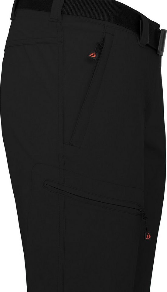 Bergson Outdoorhose HYDRYS 7/8 Damen 7/8 Wanderhose, vielseitig, pflegeleicht, Normalgrößen, schwarz Bild 5