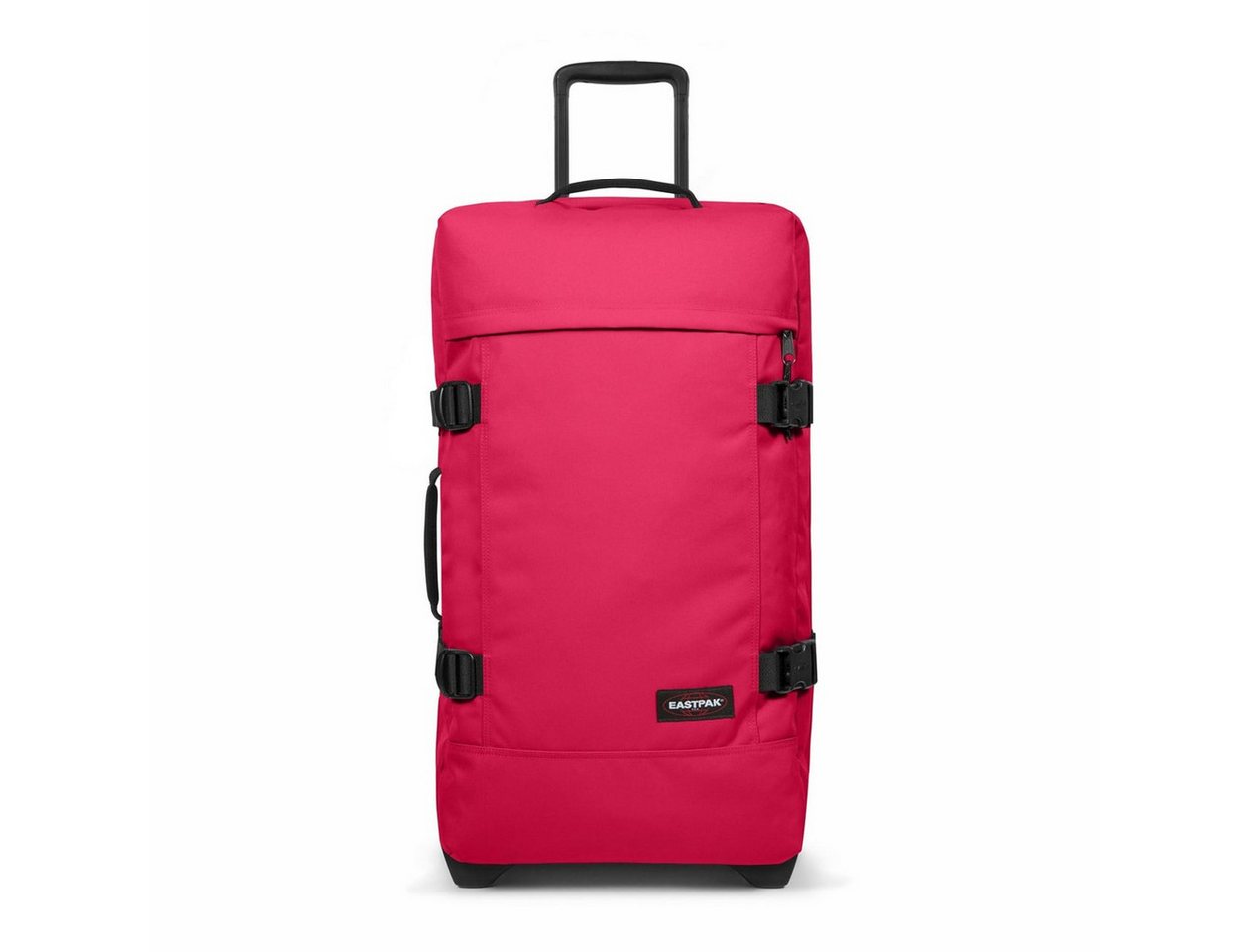 Eastpak Reisetasche Tranverz M Saffron Red (78 Liter) mit Rollen magenta