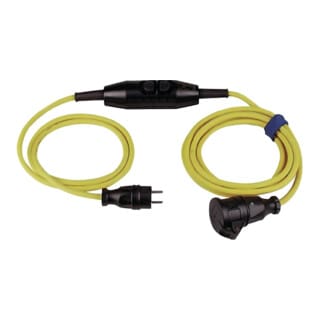 Schutzkontaktverlängerung 16 A 230 V 3x1,5mm² 4,5m H07rn-f Gelb Jäger Direkt