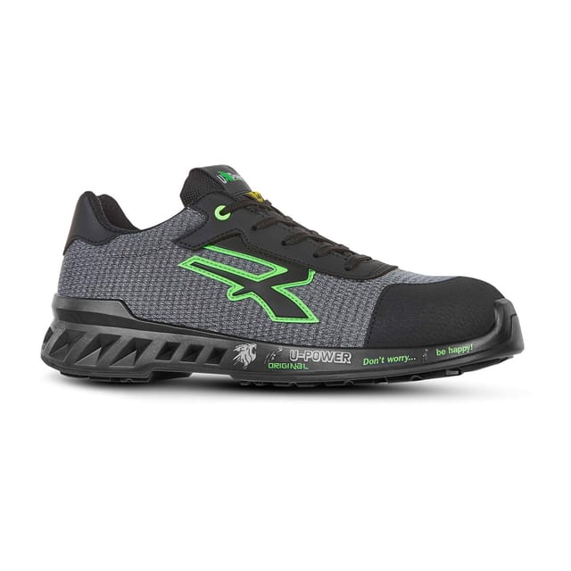 U-power - Mike S1p Src Esd Sicherheitsschuhe - 42 Eu - Schwarz / Grün