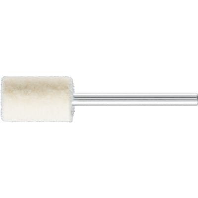 Pferd Tools Harte Filzpolierstifte Zylinderform Ø 10x15 Mm Schaft-ø 3 Mm 10 Stk