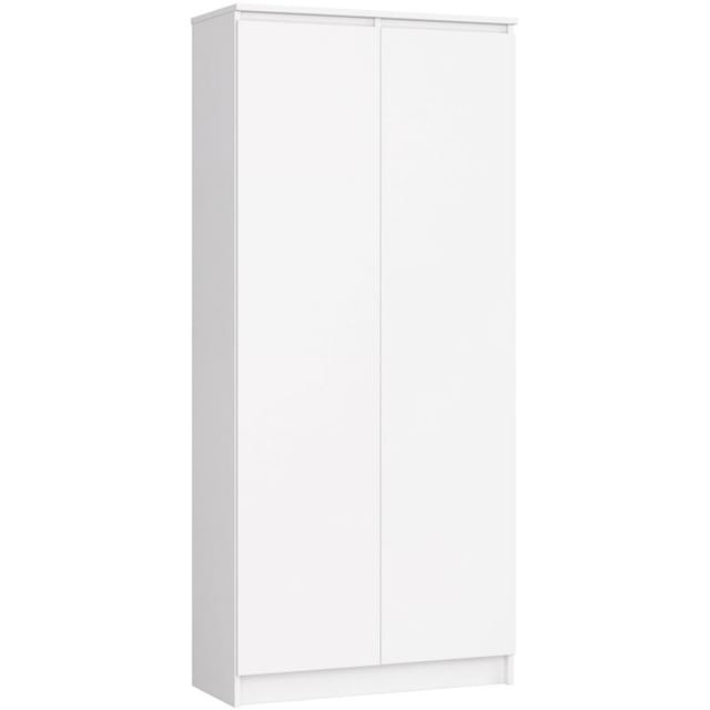 Büroregal Akord R80 Büroschrank Aktenschrank Weiß 80 Cm 2 Türen 8 Ebenen B80 X H180 X T35 Cm