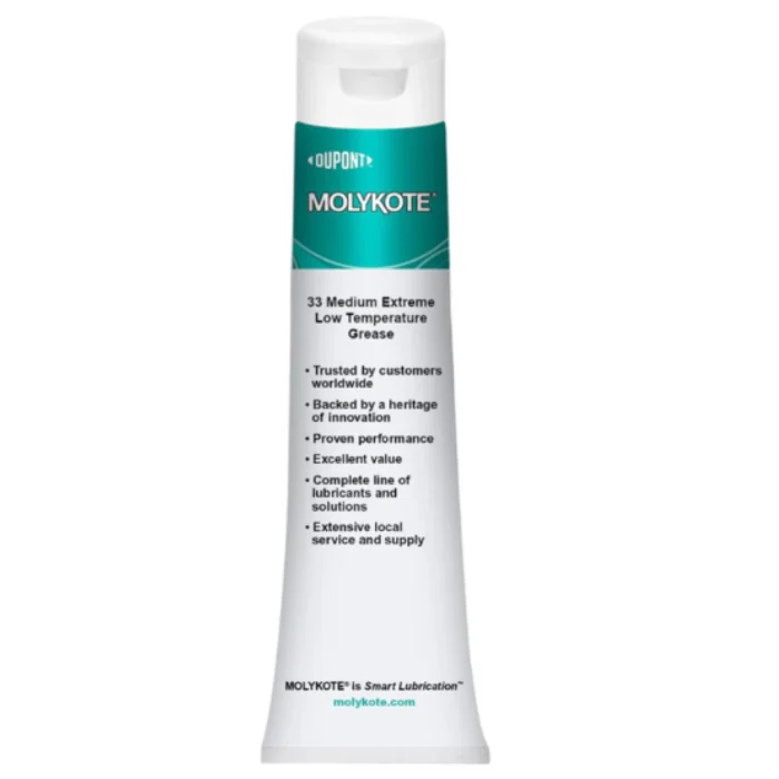 Molykote 33 Medium 100 G, Tieftemperatur-lagerfett, Nlgi 2, Silikon, Weiß, −73 °c Bis +204 °c