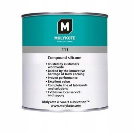 Molykote 111 Compound 1kg Hochviskoses Silikonfett, Wasserdichte Dose