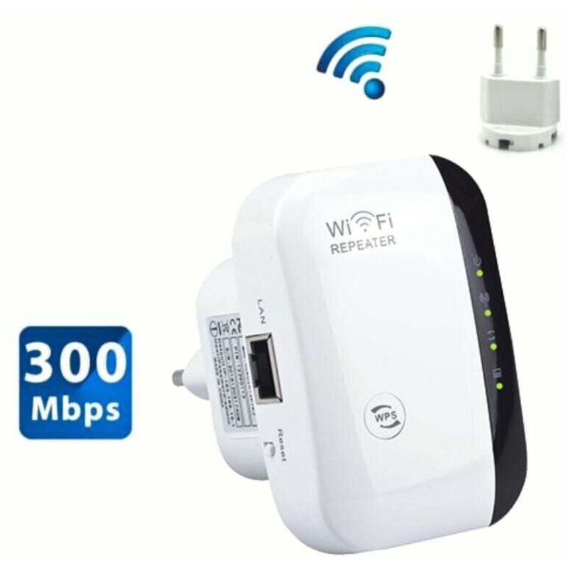 Amxcnoy Wlan-verstärker, 2,4-ghz-wlan-verstärker Für Zuhause, 300 Mbit/s Super Boost Wlan-reichweitenverstärker, Wlan-signalverstärker-repeater.