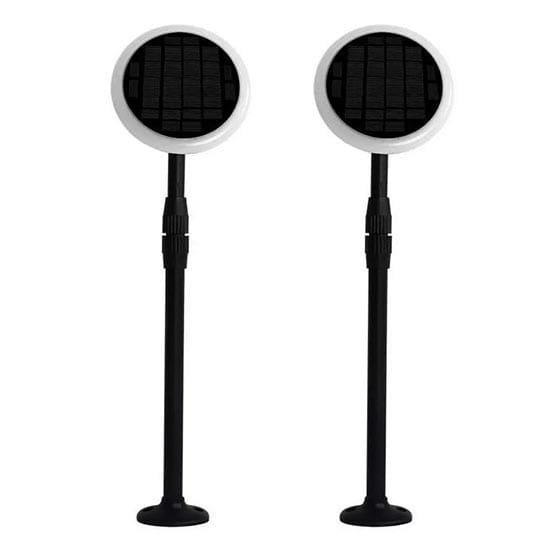 6668 Vt-943 Solar-gartenleuchte Led 3.00 W Weiß, Schwarz - V-tac