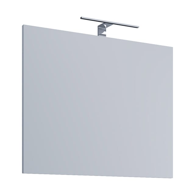 Vcb2 Bad Spiegel Spiegel 60 Cm Inkl. Licht Weiß.