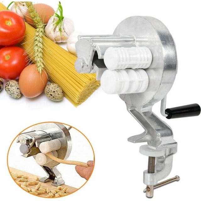 Senderpick - Alu Manuelle Noodle &pasta Maker Spaghetti Maker Nudelhersteller Küchenwerkzeug Maschine Nudelmaschine Pastamaschine