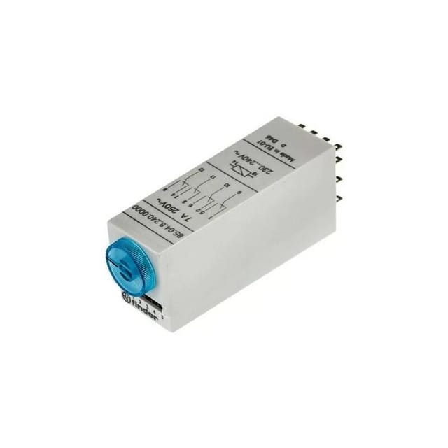 Finder - 85.04.8.240.0000 Zeitrelais 85 Serie 230v Steckbar 4 Kontakte