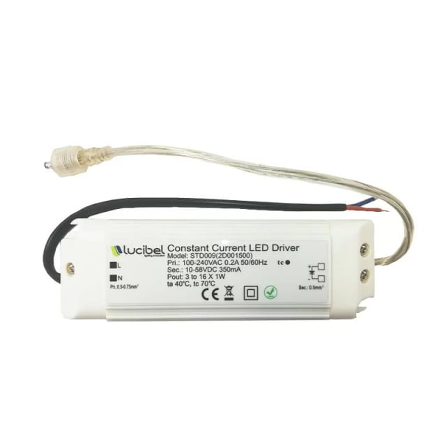 Std009 Led-treiber Von 3 Bis 16 W 350 Ma - Lucibel