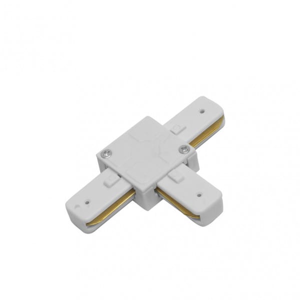 T-spindelstecker Weiß 2-adrig 1,5x6,5x9,5 Cm