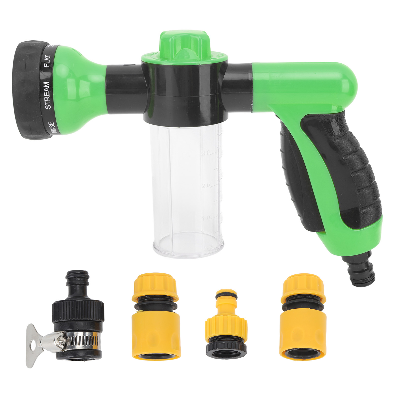 Ergonomische Hundewaschdüse Mit Sprühkopf Und Großseifenspender, Grün