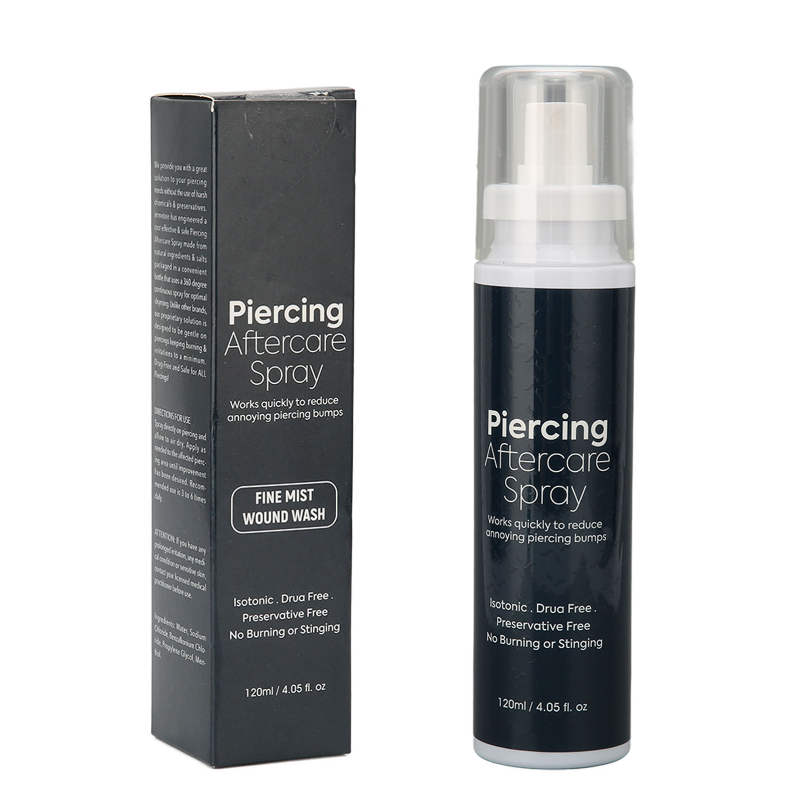 Reparierendes Pflegespray Für Piercings, Reinigend Und Pflegend, 120 Ml, Für Salon Und Zuhause