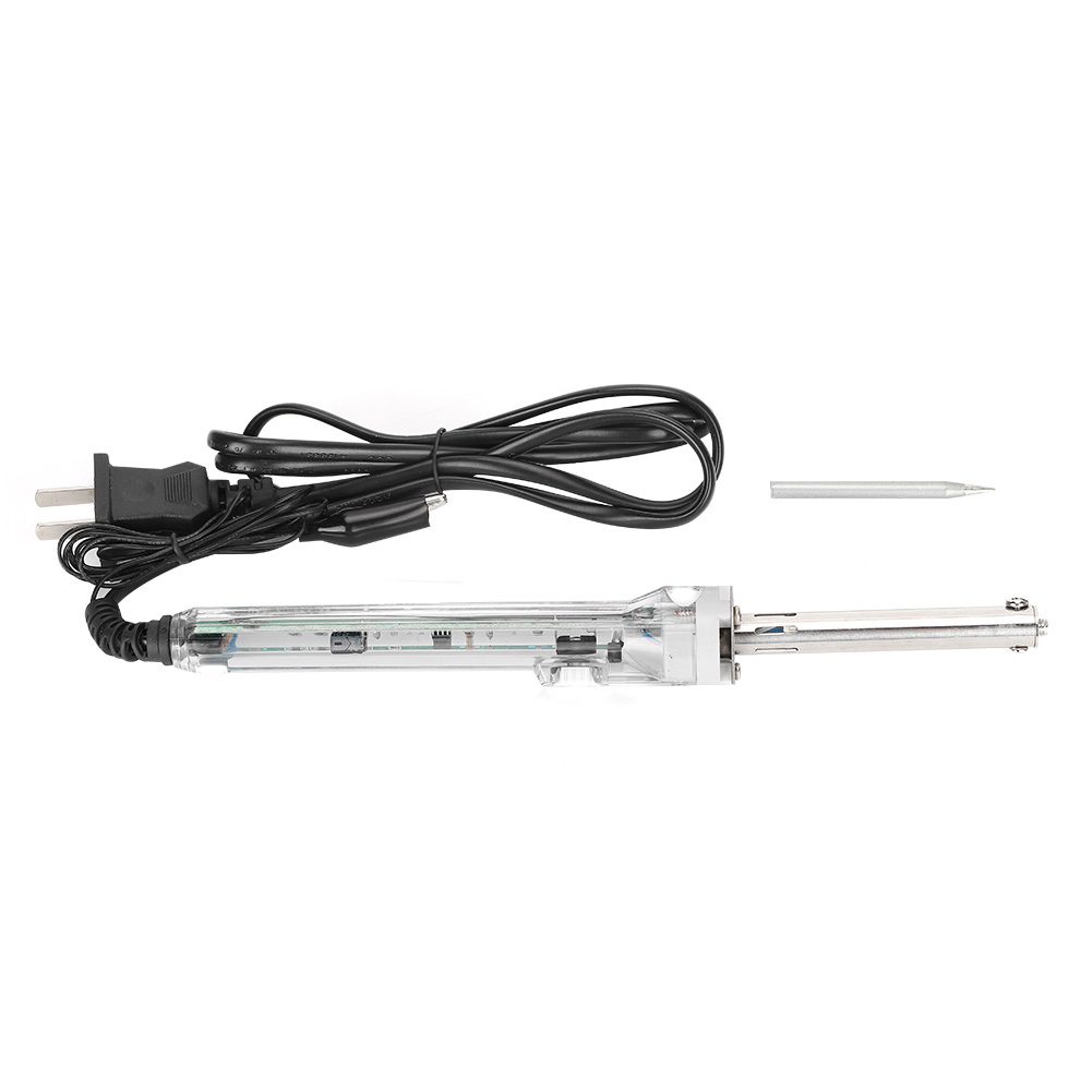 Tragbares Lederprägewerkzeug Mit Transparentem Griff, 60 W (220 V Cn-stecker)