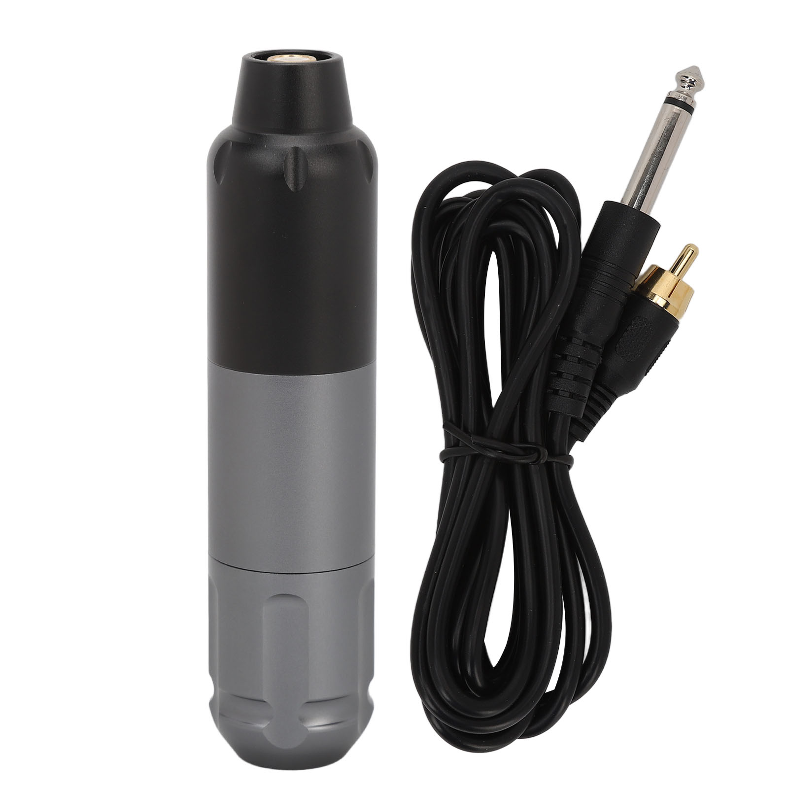 Tätowiermaschinen-stift Mit Rca-anschluss, Kartusche Und Grauem Kabel