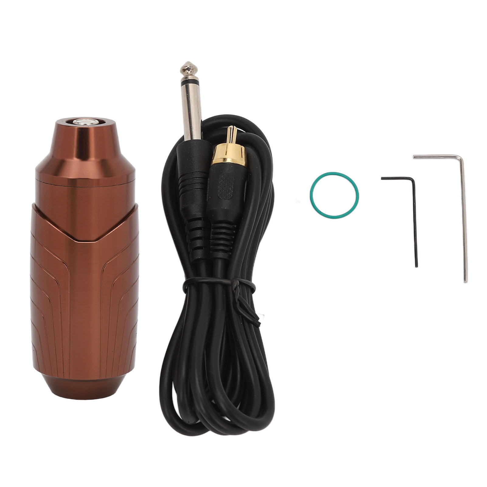 Professioneller Tattoo-stift Aus Aluminiumlegierung Mit Rca-kabel Und Kartuschen – Tragbares Tattoo-gerät