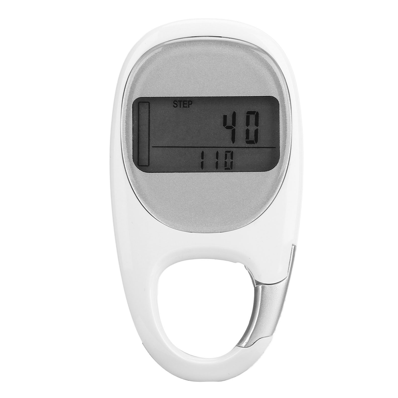Preisgünstiger Schrittzähler Mit Übersichtlichem Lcd-display Und Einfachem Karabinerhaken Für Outdoor-sportarten – Für Erwachsene Und Kinder
