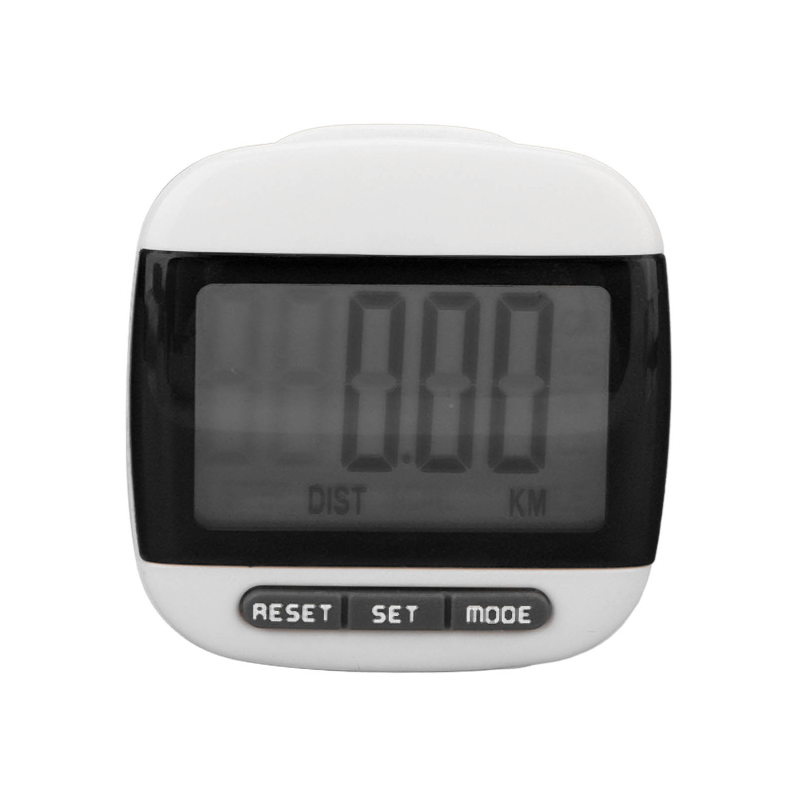 Schrittzähler Für Senioren Mit Übersichtlichem Lcd-display Und Clip, Präziser Schrittzähler, Schwarz