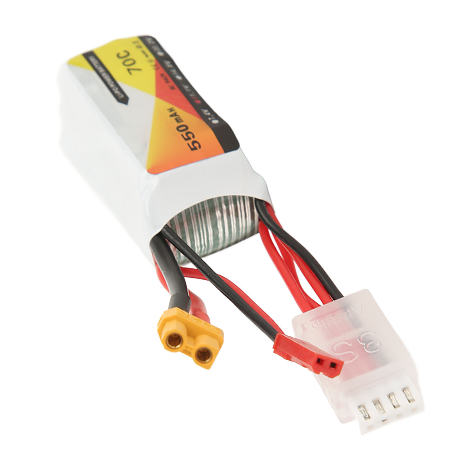 3s 11,1 V 550 Mah 70c Lipo-akku Mit Jst Xt30-stecker Für Ls180, Rc-rennwagen Und Quadcopter