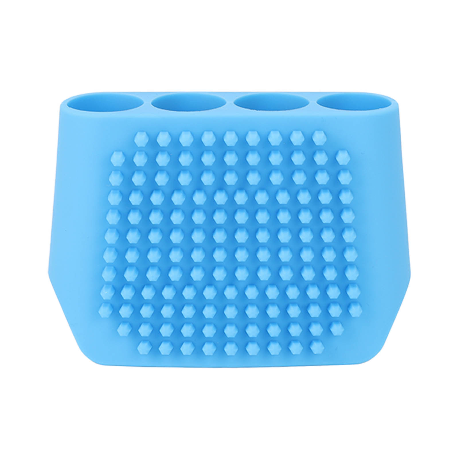 Multifunktionale Silikon-peeling-massagebürste Für Körper, Geschirr Und Wäsche – Blau
