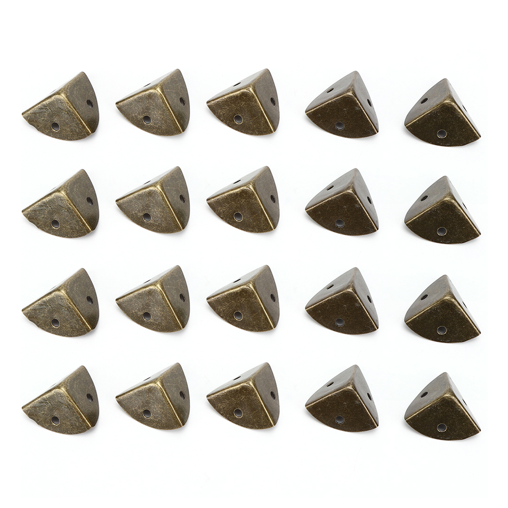 20 Eckenschützer Aus Antiker Bronze Für Schachteln Und Bücher, 26 X 26 Mm, Dekorative Kantenschützer