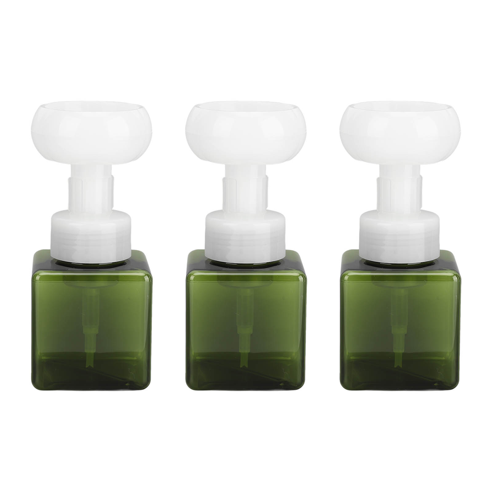 3-teiliger, Blütenförmiger, Tragbarer Schaumspender, 250 Ml, Dunkelgrün
